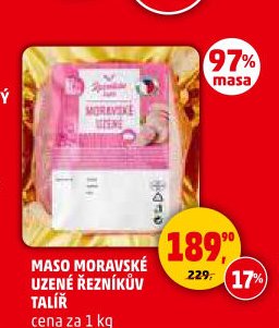 Maso moravské uzené Řezníkův talíř
