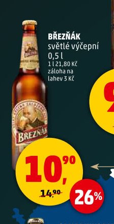 BŘEZŇÁK světlé výčepní