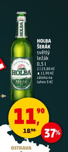HOLBA ŠERÁK světlé ležák