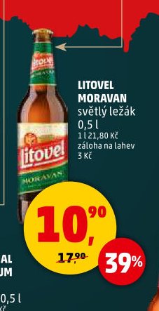 LITOVEL MORAVAN světlé ležák