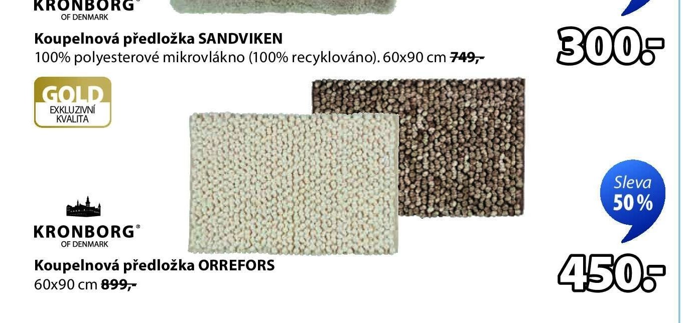 Koupelnová předložka ORREFORS