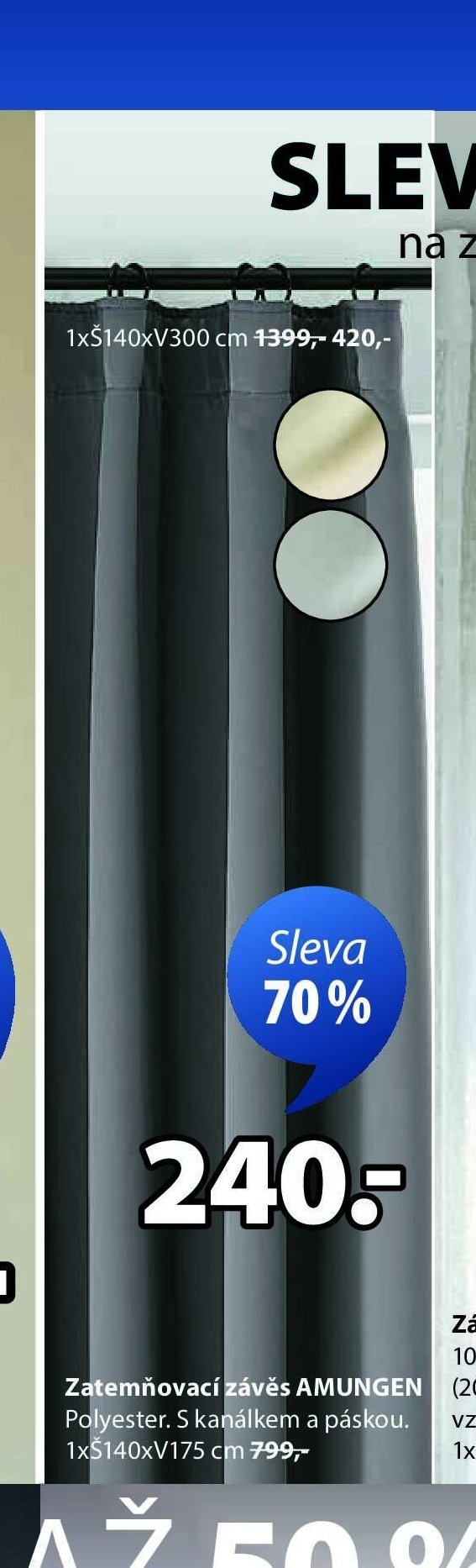 Zatemňovací závěs AMUNGEN