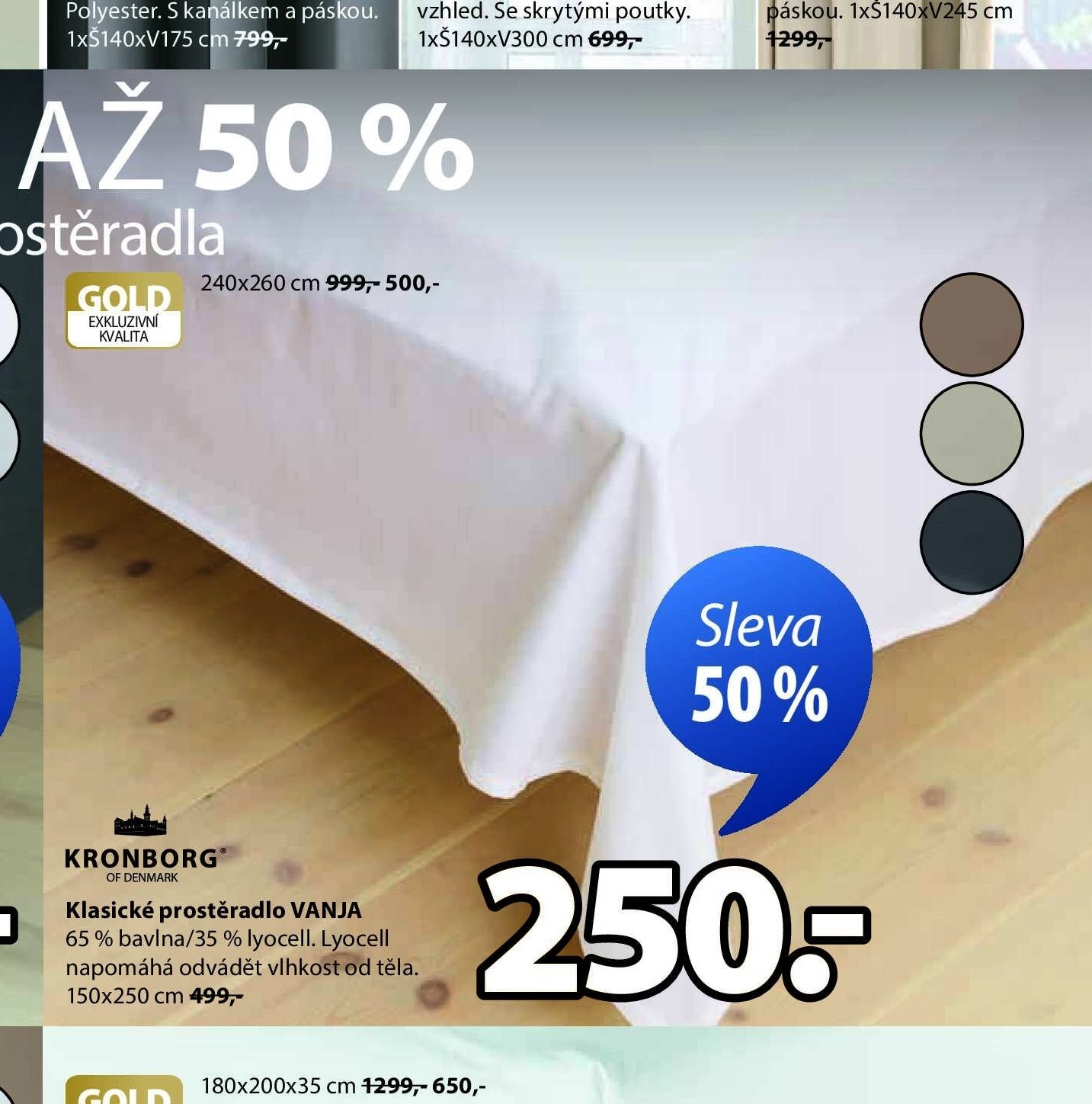Klasické prostěradlo VANJA