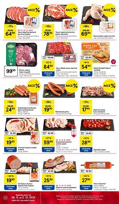 aktuální leták Tesco 26.11.2025-2.12.2025