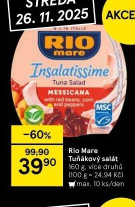Rio Mare Tuňákový salát