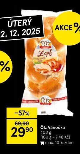 Ölz Vánočka