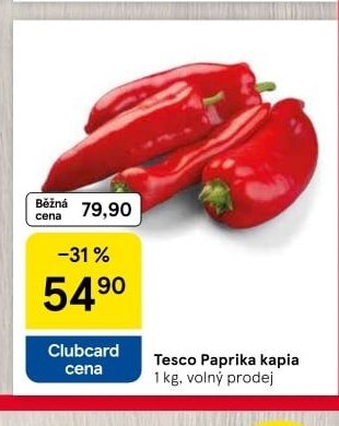 Tesco Paprika kapia