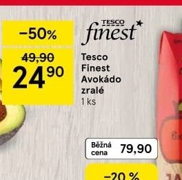 Tesco Finest Avokádo