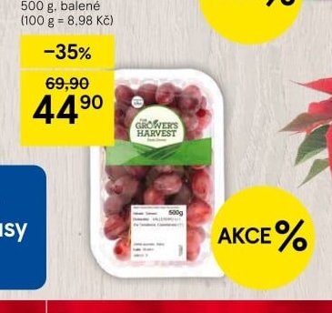 Hrozny révy červené bezpeckové čerstvé
