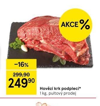 Hovězí krk podplecí