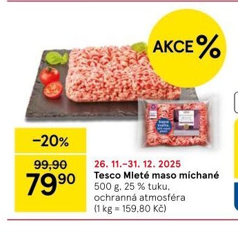 Tesco Mleté maso míchané