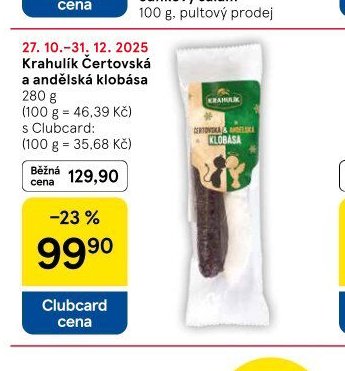 Krahulík Čertovská a andělská klobása