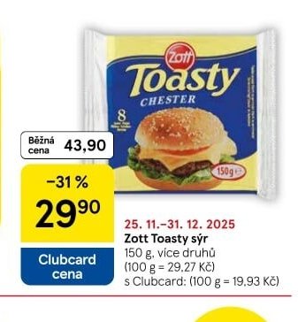 Zott Toasty sýr