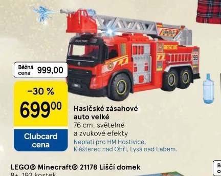 Hasičské zásahové auto velké