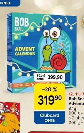 Bob Snail Adventní kalendář