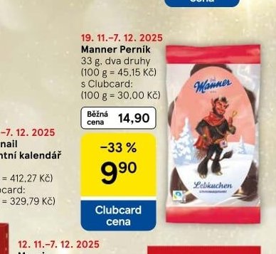 Manner Perník