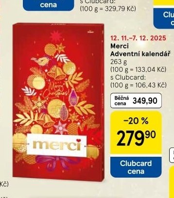 Merci Adventní kalendář