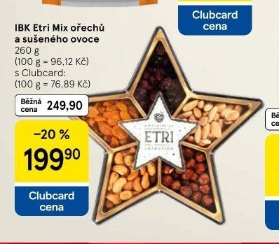 IBK Etri Mix ořechů a sušeného ovoce 260 g