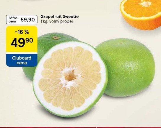 Grapefruit Sweetie 1 kg, volný prodej