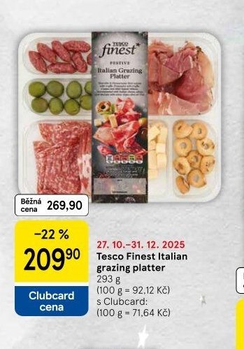 Tesco Finest Italian grazing platter 293 g