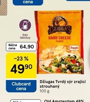 Džiugas Tvrdý sýr zrající strouhaný