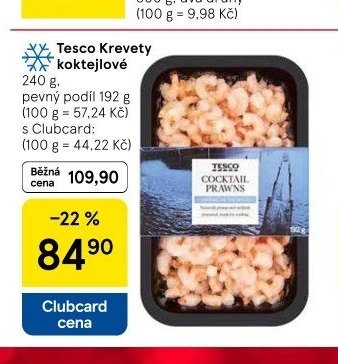 Tesco Krevety koktejlové