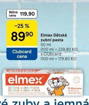 Elmex Dětská zubní pasta