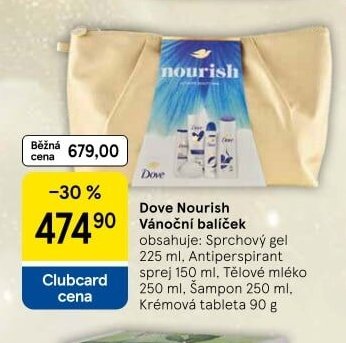 Dove Nourish Vánoční balíček
