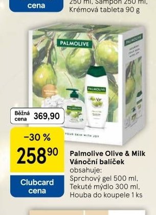 Palmolive Olive & Milk Vánoční balíček