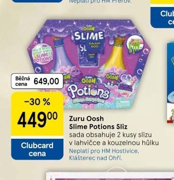 Zuru Oosh Slime Potions Sliz