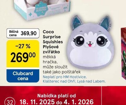 Coco Surprise Squishies Plyšové měkká hračka