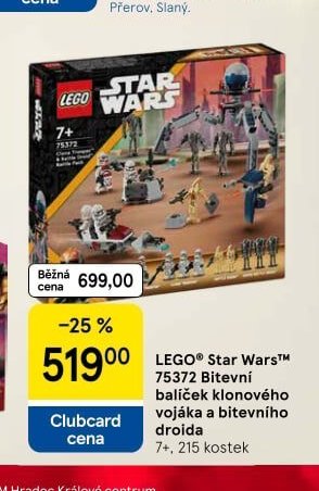 LEGO Star Wars 75372 Bitevní balíček klonového vojáka a bitevního droida