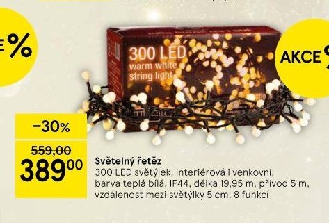 Světelný řetěz 300 LED