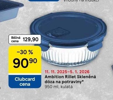 Ambition Rillet Skleněná dóza na potraviny