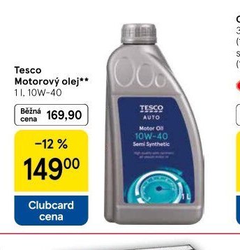 Tesco Motorový olej 10W-40