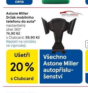 Astone Miller Držák mobilního telefonu do auta