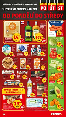 aktuální leták Penny Market 4.12.2025-10.12.2025