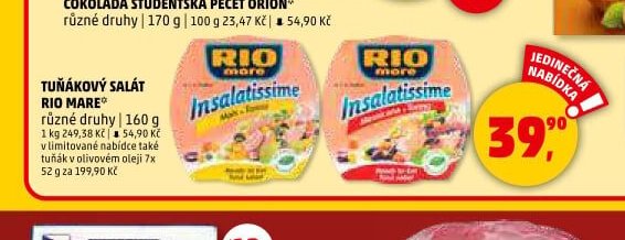 TUŇÁKOVÝ SALÁT RIO MARE