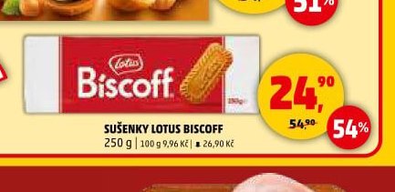 SUŠENKY LOTUS BISCOFF