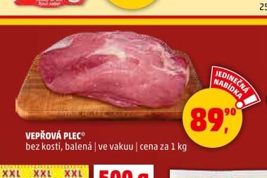 VEPŘOVÁ PLECKO