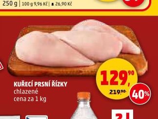 KUŘECÍ PRSNÍ ŘÍZKY