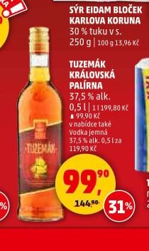 TUZEMÁK KRÁLOVSKÁ PALÍRNA