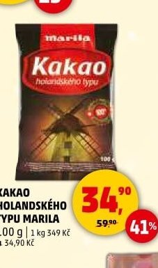 KAKAO HOLANDSKÉHO TYPU MARILA 100 g