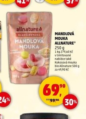 MANDLOVÁ MOUKA ALLNATURE 250 g