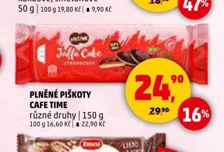 Plněné piškoty Cafe Time