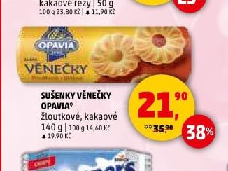 Sušenky Věnečky Opavia