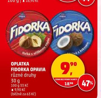 Oplatka Fidorka Opavia