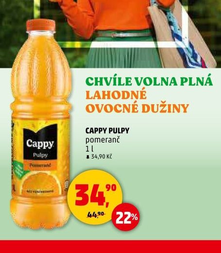 CAPPY PULPY pomeranč 1 l