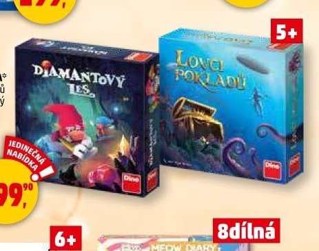 Desková hra (Diamantový les / Lovci pokladů)
