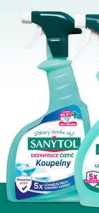 SANYTOL DEZINFEKCE ČISTIČ Koupelny